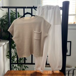 Two-Piece Sweater Lounge Set